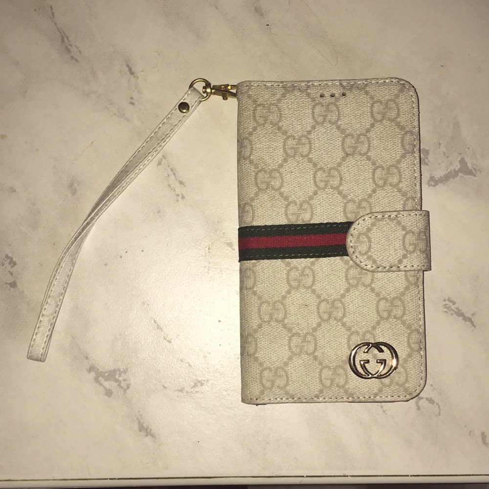 This is a Gucci iPhone 8 plus authentic phone case